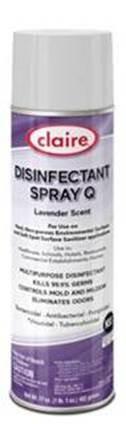 Claire Lavender Disinfectant 17 FLOZ Spray 12/Case
