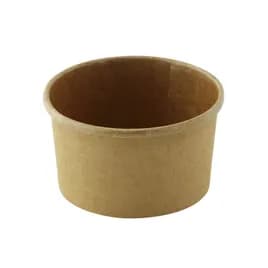 Food Container Base 2.3 OZ Kraft Paperboard Round Grease Resistant 50 Count/Pack 20 Packs/Case 1000 Count/Case