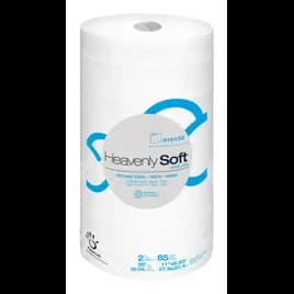 Heavenly Soft Household & Kitchen Roll Paper Towel 8.82IN 62 FT Virgin Pulp White 85 Count/Roll 30 Count/Case