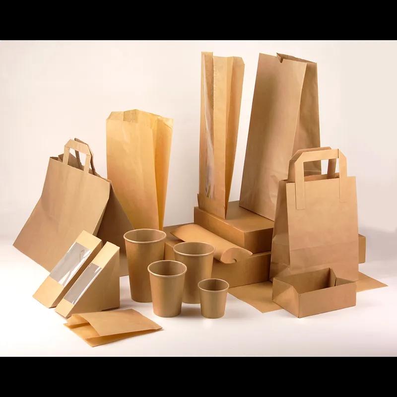 Take-Out Box 8.1X3.7X1.8 IN Paper Kraft Freezer Safe 100 Count/Pack 6 Packs/Case 600 Count/Case