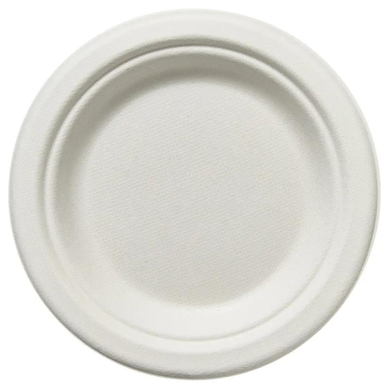 Victoria Bay Plate 6 IN Pulp Fiber White Round 1000/Case