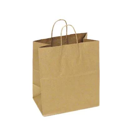 Shopper Bag 10.5X8X4.75 IN Paper 60# Kraft With Handle 250/Bundle