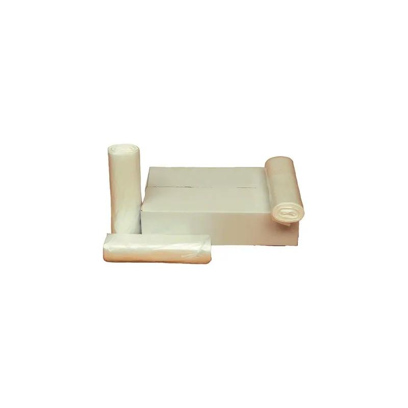 Can Liner 30X37 IN Clear HDPE 10MIC 20 Count/Pack 25 Packs/Case 500 Count/Case