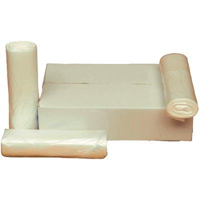 Can Liner 30X37 IN Clear HDPE 10MIC 20 Count/Pack 25 Packs/Case 500 Count/Case
