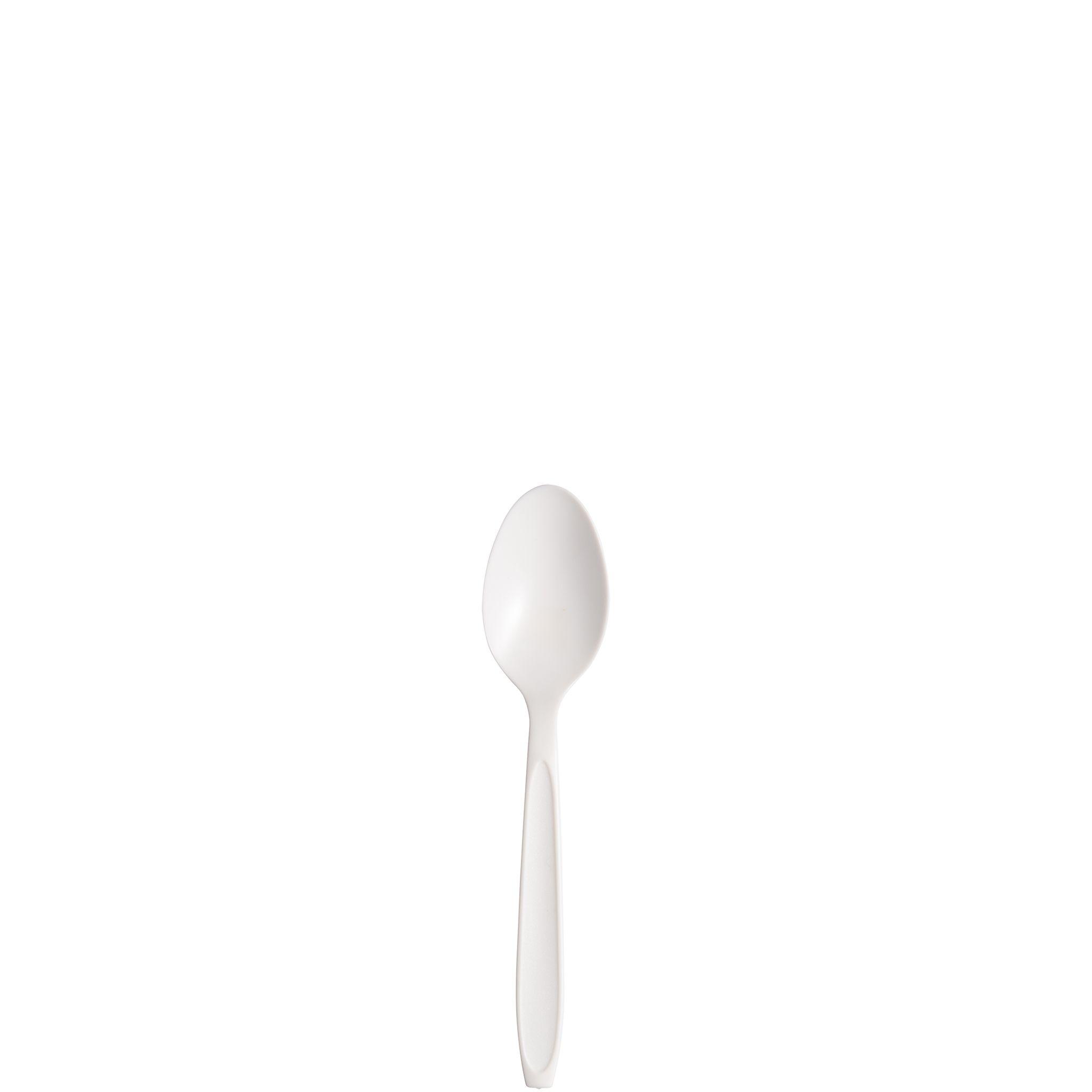 Solo® Reliance® Teaspoon 5.62X1.9X0.6 IN PS White Medium Heavy 1000/Case