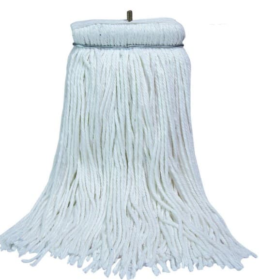 Mop Head 24 OZ Rayon Synthetic Fiber Flat Screw Type 1/Each