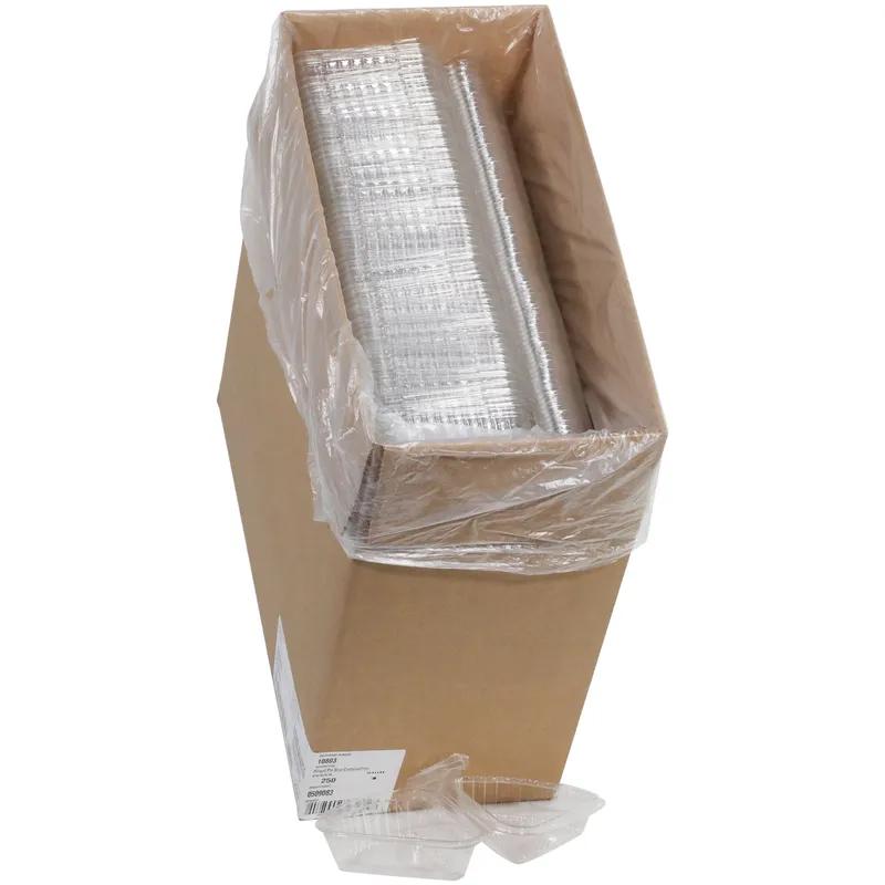 Pie Slice Hinged Container With Dome Lid 5.75X5.88X3 IN PET Clear Triangle 250/Case