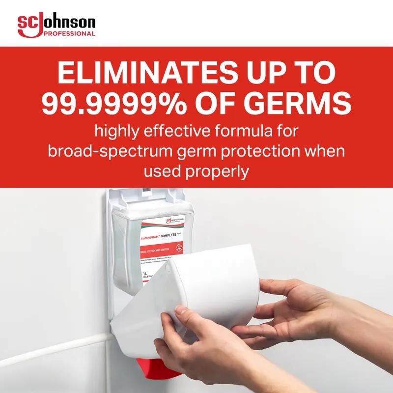 InstantFOAM Complete Hand Sanitizer Foam 1000 mL Clear 80% Ethyl Alcohol 6/Case