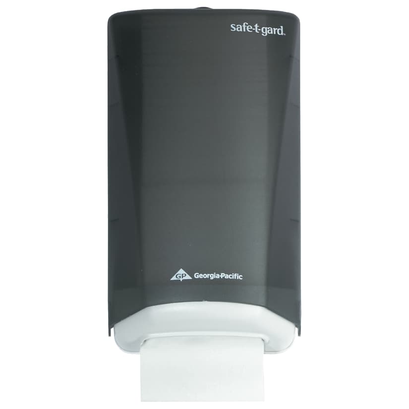 Safe-T-Gard® Door Tissue Dispenser 11.75X6.875X4.313 IN Smoke Gray 1/Each