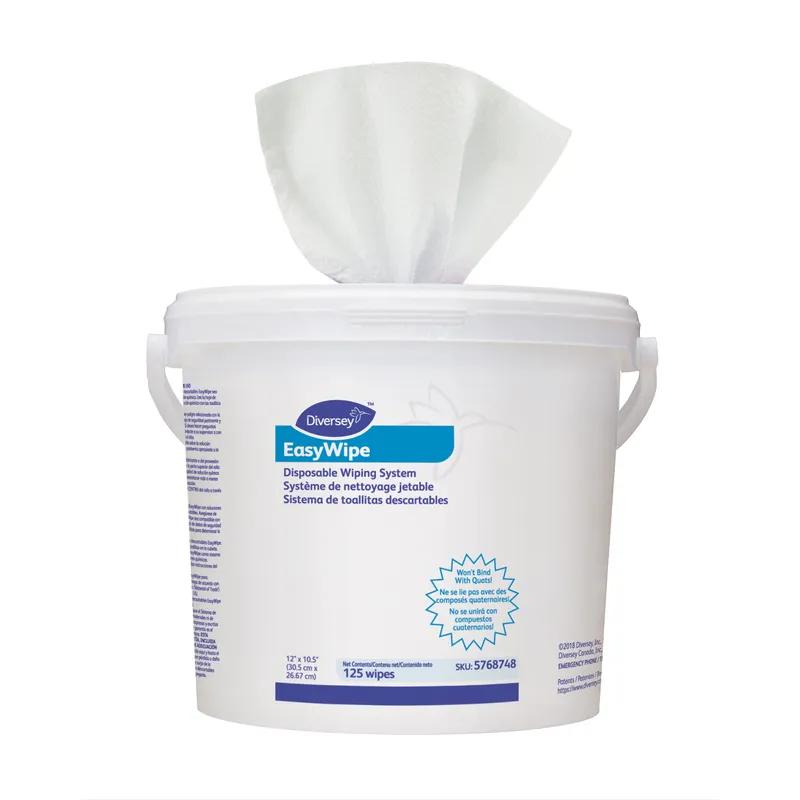 EasyWipe Wiping System PP White Disposable 125 Count/Pack 6 Packs/Case 750 Count/Case