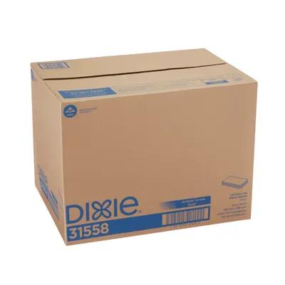 Dixie® Dinner Napkins 16.8X15 IN White Paper 1PLY 1/8 Fold 350 Count/Pack 12 Packs/Case 4200 Count/Case