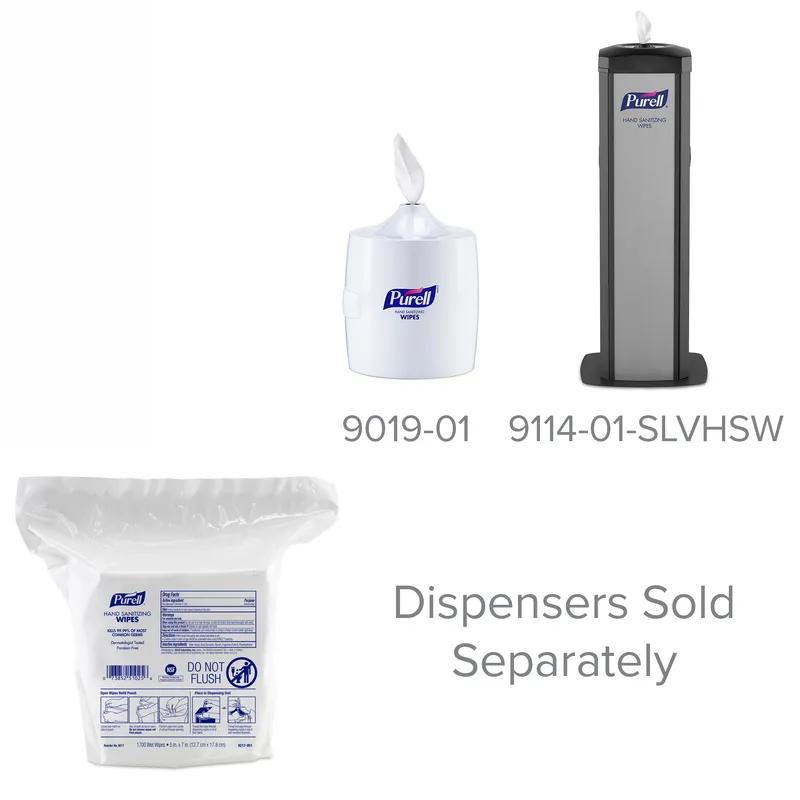 Purell® Hand Sanitizer Wipe 8X6.88X9.44 IN Fresh Citrus High Capacity 1700 Sheets/Pack 4 Packs/Case 6800 Sheets/Case