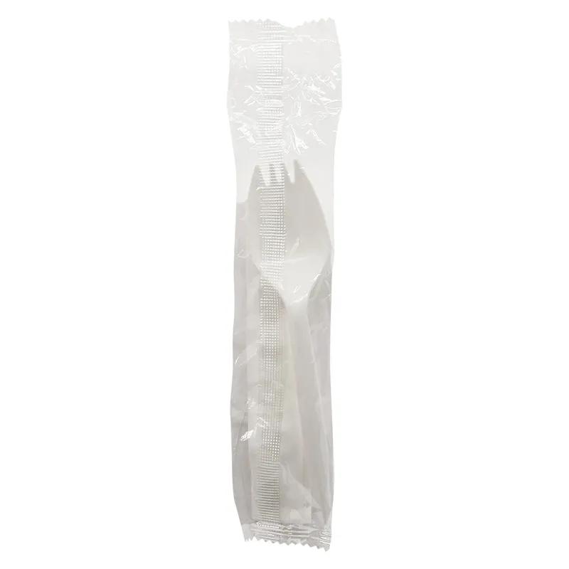 Victoria Bay 2PC Cutlery Kit PP White Medium Weight With Napkin, Spork 1000/Case