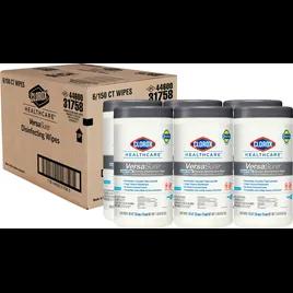 Clorox Healthcare® VeraSure® One-Step Disinfectant Multi Surface Wipe Quat Antibacterial 150 Count/Pack 6 Packs/Case