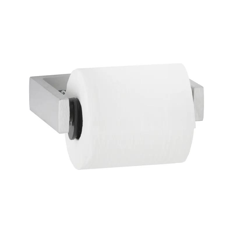 Toilet Paper Dispenser Cast Aluminum Surface Mount Satin Standard Roll 1-Roll 1/Each