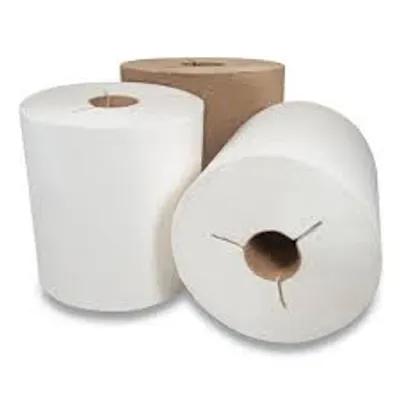 Roll Paper Towel 800 FT White Standard Roll Y-Notch 6 Rolls/Case