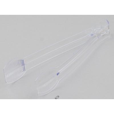 WNA Tongs 9 IN Plastic Clear 48/Case