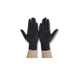 Victoria Bay General Purpose Gloves Medium (MED) Black Nitrile Rubber 2000/Case
