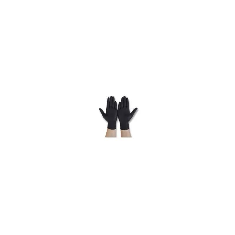 Victoria Bay General Purpose Gloves Medium (MED) Black Nitrile Rubber 2000/Case