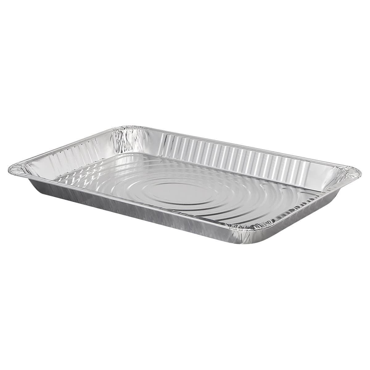 Victoria Bay Steam Table Pan Full Size 176 OZ Aluminum Silver Rectangle Shallow 50/Case