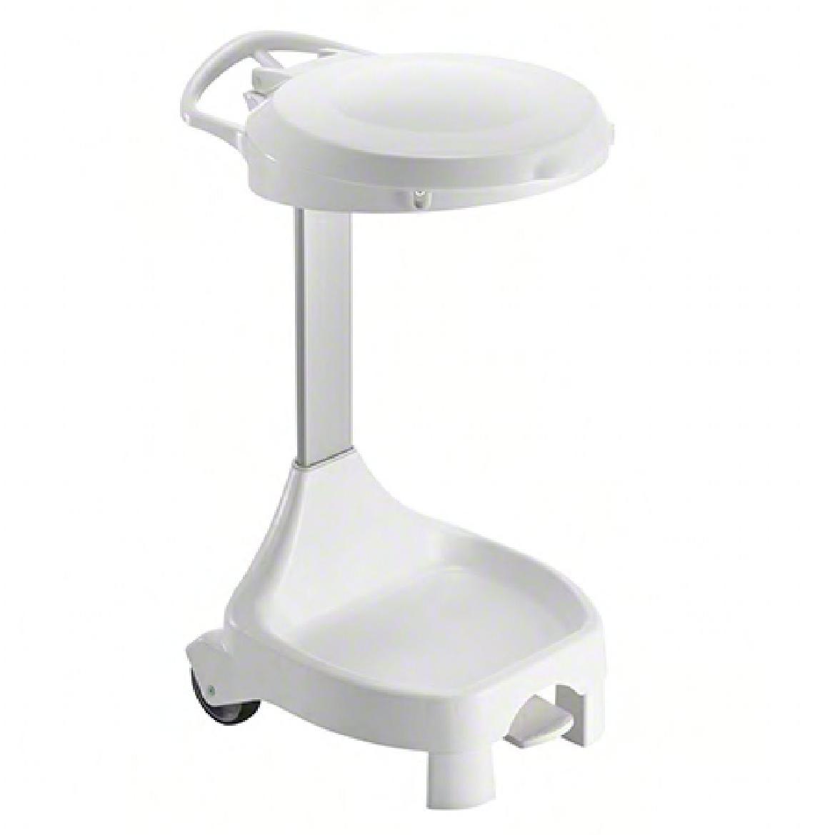 Linen Hamper 32 GAL Gray 2 Legs 4 Wheels With Cover 2/Case