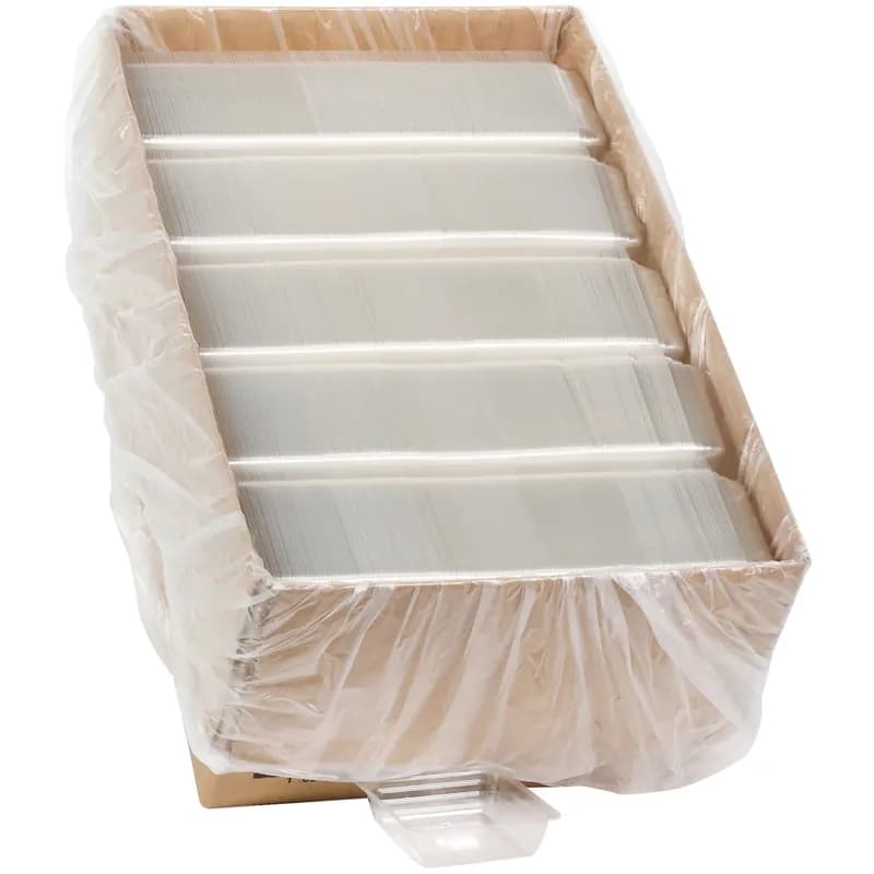 Take-Out Container Insert 4 OZ 3.5X3.5X1 IN OPS Clear Square Stackable 2500/Case