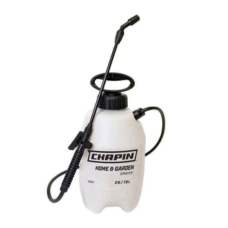 Pump Sprayer 2 GAL Plastic Clear Black Portable 1/Each