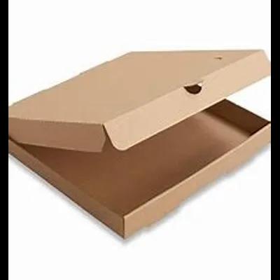 Pizza Box 8X8X2 IN Corrugated Cardboard Kraft Stock Print Fluted B-Flute 50/Bundle