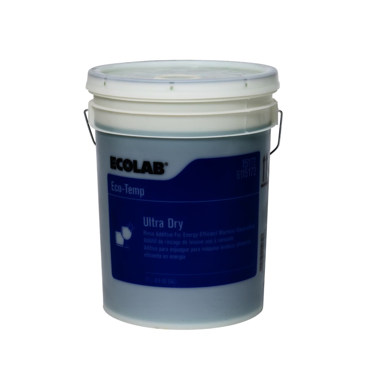 EcoTemp Ultra Dry Rinse Aid 4.5 GAL 1/Pail