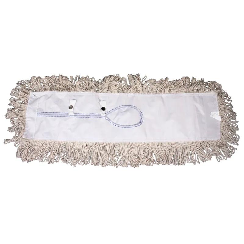 Impact® Dust Mop 24X5 IN White Cotton 4PLY Economy 1/Each