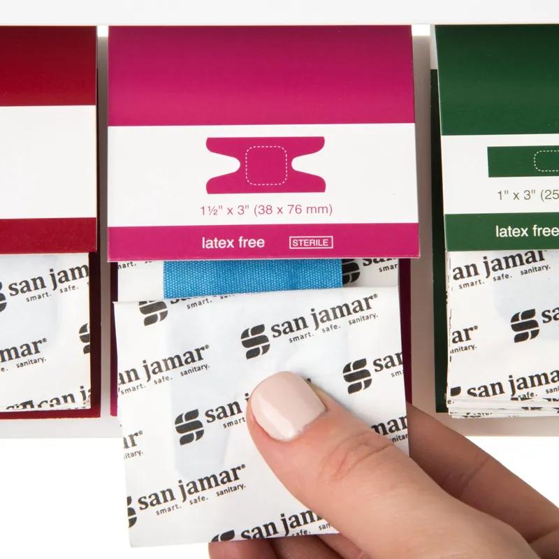 Mani-Kare® Adhesive Bandage Blue PP Refill Knuckle Bandage Latex-Free 15 Count/Pack 3 Count/Case