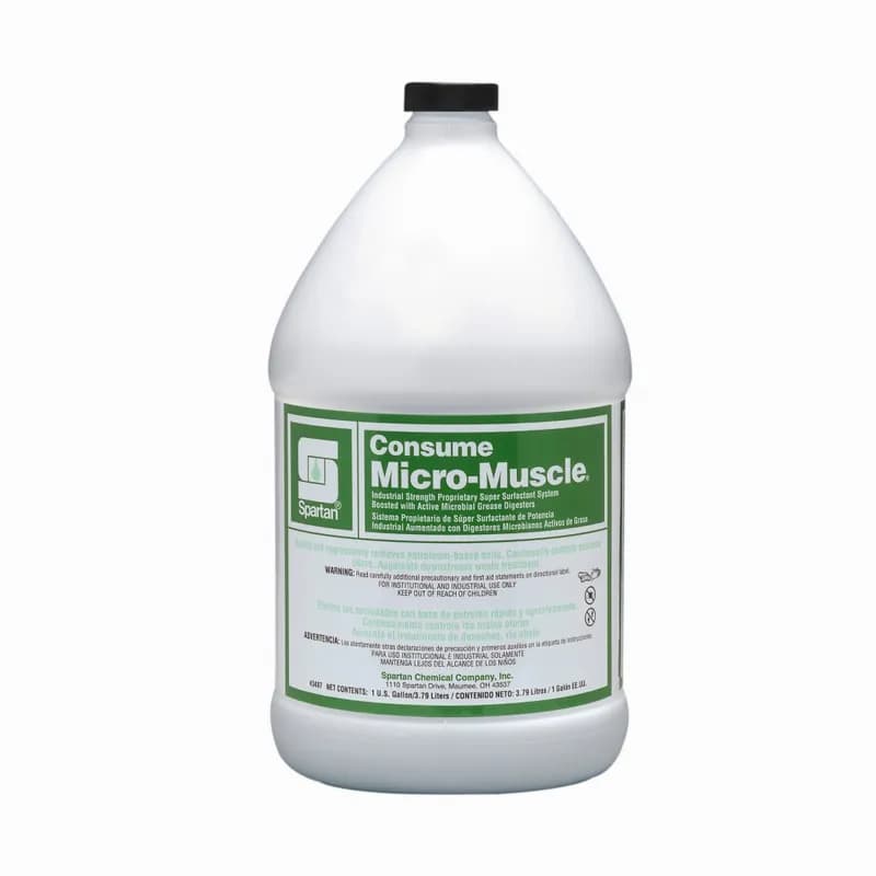Consume Micro-Muscle® Mild Scent Degreaser 1 GAL Multi Surface Alkaline Concentrate Industrial With Odor Control 4/Case