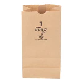 Duro® Dubl Life® Grocery Bag 1# Brown With Self-Opening (SOS) Closure 500/Pack