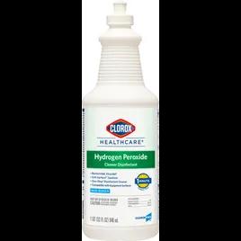 Clorox Healthcare® Hydrogen Peroxide Unscented One-Step Disinfectant 32 FLOZ Multi Surface RTU 6/Case