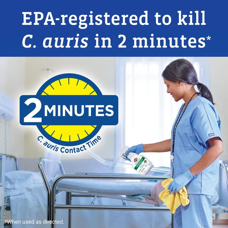 Clorox Healthcare® Hydrogen Peroxide Unscented One-Step Disinfectant 32 FLOZ Multi Surface RTU 6/Case