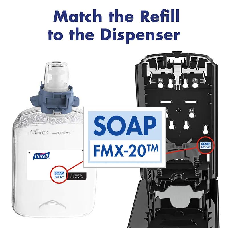 Purell® Healthy Soap Hand Soap Foam 2000 mL 4.05X5.58X10.23 IN Fresh Scent For FMX-20 2/Case