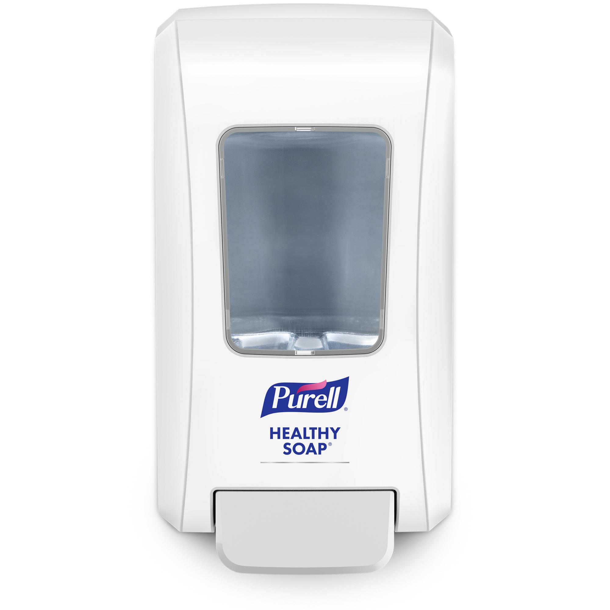 Purell® HEALTHY SOAP™ Hand Soap Dispenser 2000 mL White ABS Wall Mount Push Lever High Capacity For FMX-20 1/Each