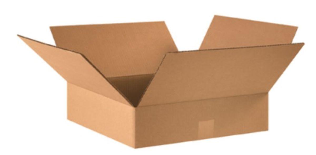 Regular Slotted Container (RSC) 16X16X4 IN Kraft Cardboard 32ECT 1/Each