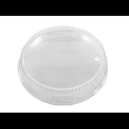 Lid Dome 9X1.5 IN Plastic Clear Round For Container 200/Case