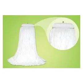 Mop Head 16 OZ White Rayon 4PLY Cut End Screw Type 1/Each