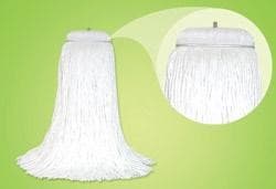 Mop Head 16 OZ White Rayon 4PLY Cut End Screw Type 1/Each