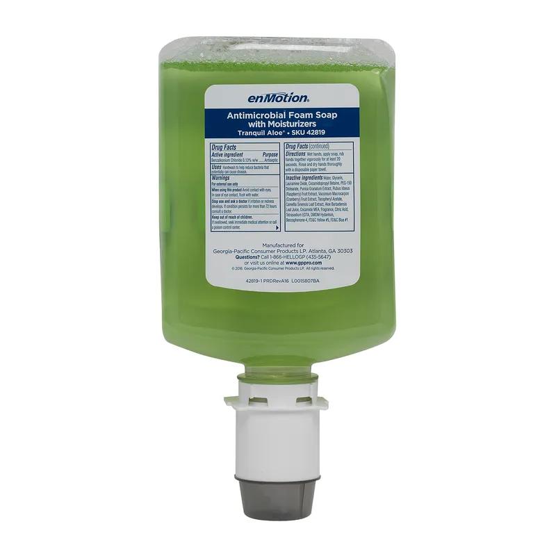 enMotion® Hand Soap Foam 1200 mL Tranquil Aloe Green Antimicrobial 2/Case