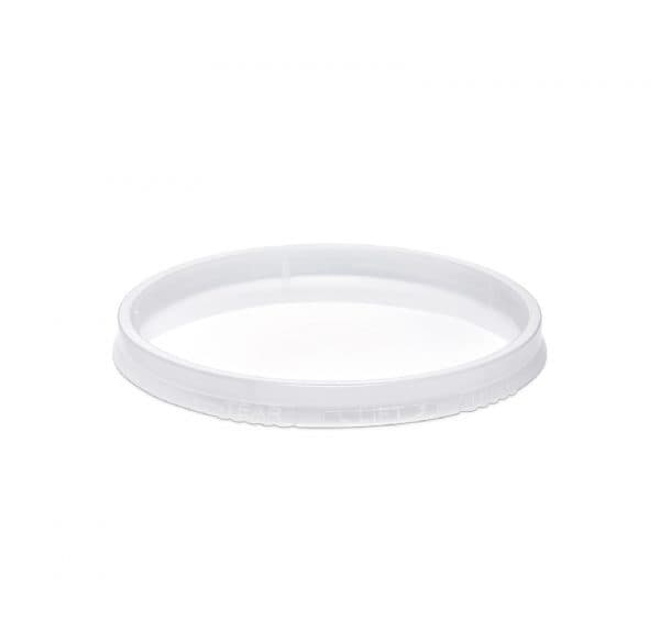 Lid 4.375 IN LLDPE Translucent Round For Container Unhinged Tamper-Evident 500/Case
