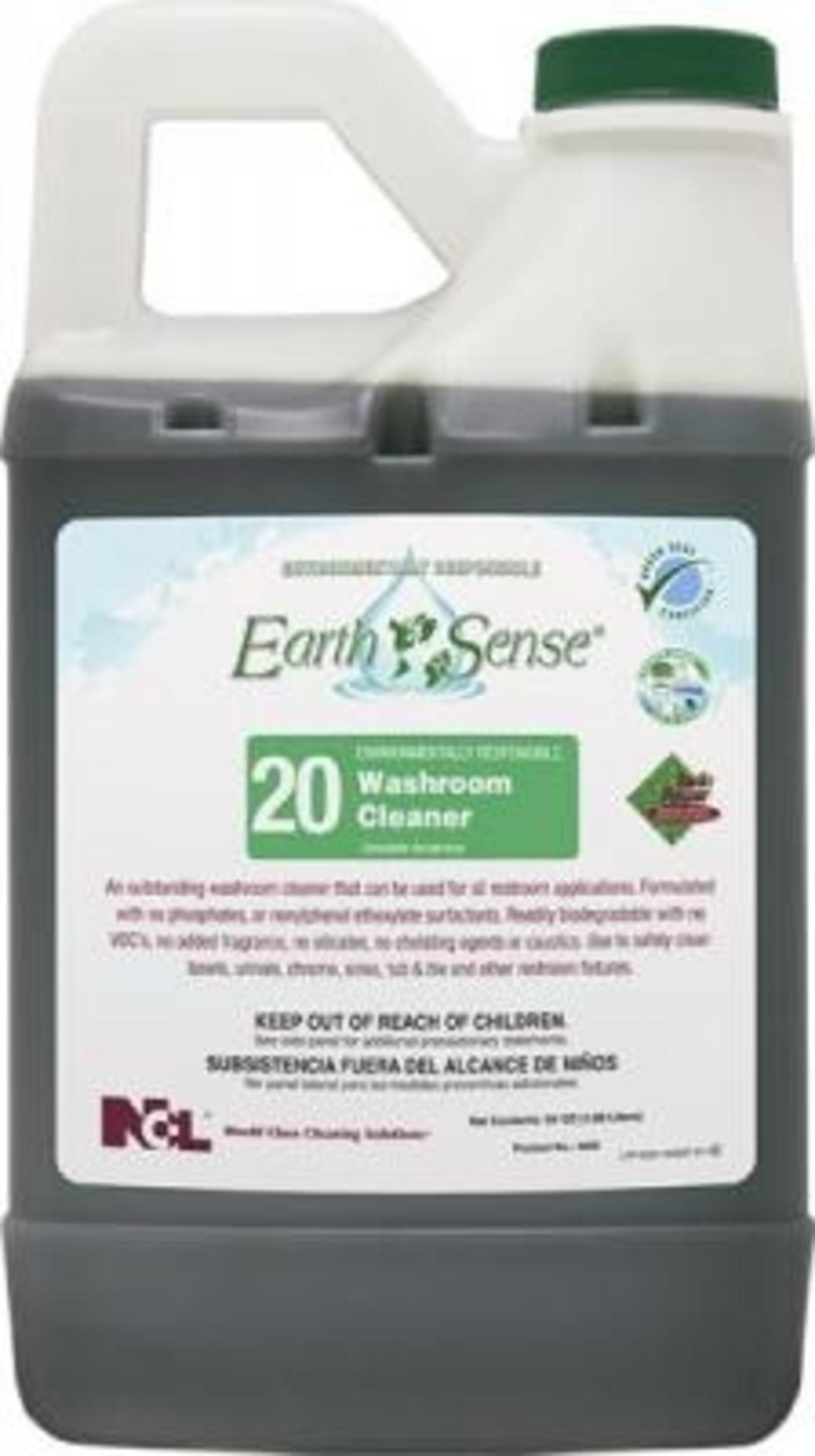 Earth Sense® Cleanser Restroom Cleaner 64 FLOZ Multi Surface 6/Case