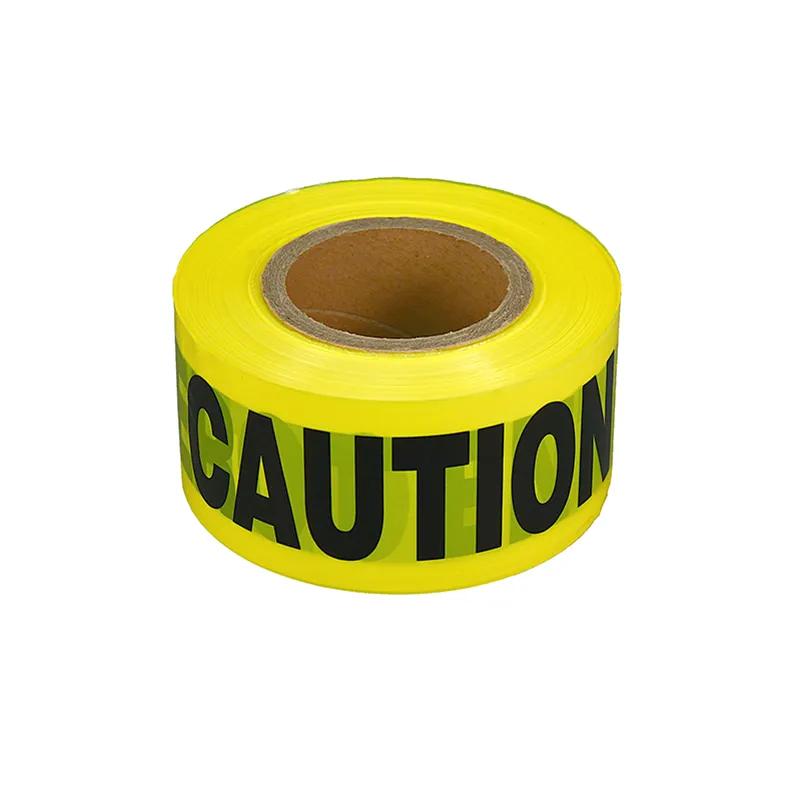 Impact® Caution Tape 1000 FT Yellow Black PE 8 Count/Case