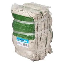 Bristles Mop Head White Cotton 4PLY Cut End Refill 12/Case