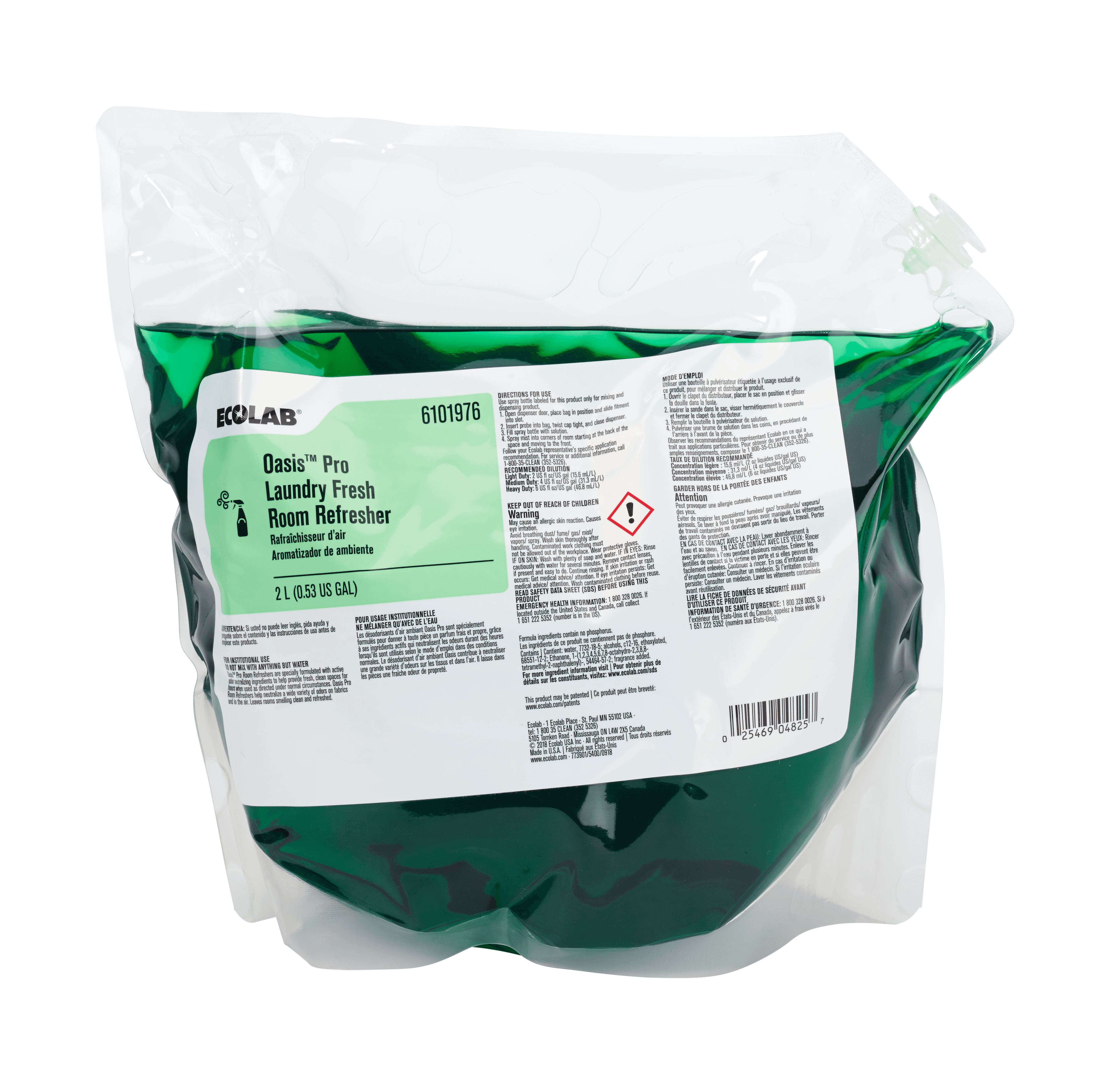 Oasis® Pro Room Refresher Laundry Fresh Room Refresher 2 L Liquid 2/Case