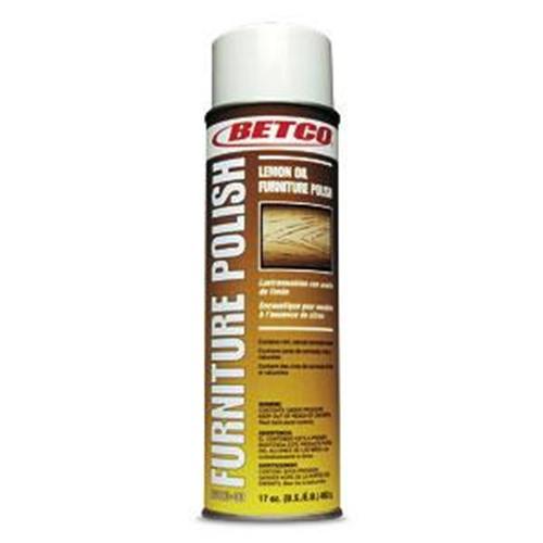 Betco® Lemon Furniture Polish 19 FLOZ RTU Aerosol 12/Case