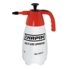 Pump Sprayer 48 FLOZ Plastic Red White Portable 1/Each