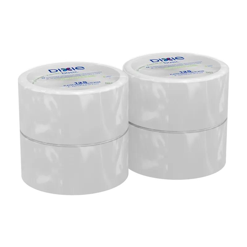 Dixie Basic Plate 8.5 IN Paper White Kosher 500/Case